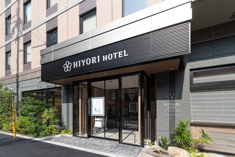 HIYORI Hotel Osaka Namba Station exterior in Nanbanaka, a mid-range choice for sumo in Osaka