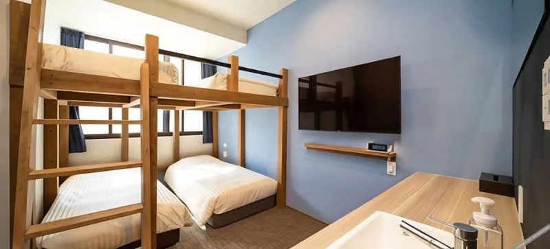 WELLSTAY Namba bunk-style room in Motomachi, the budget option for sumo in Osaka
